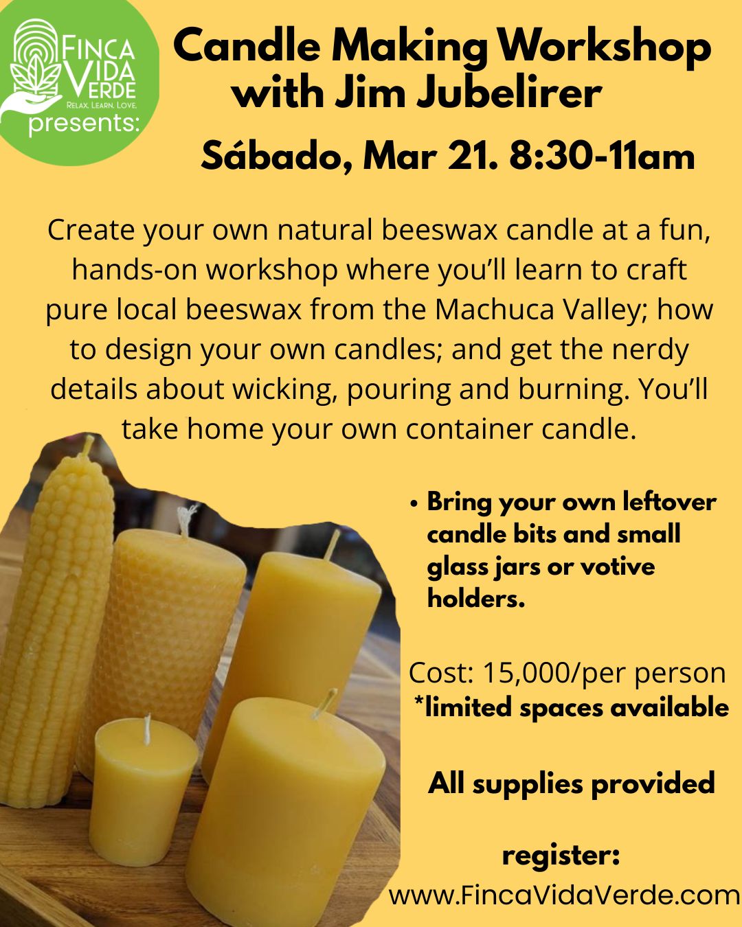 Candle Making with Jim Jubelirer