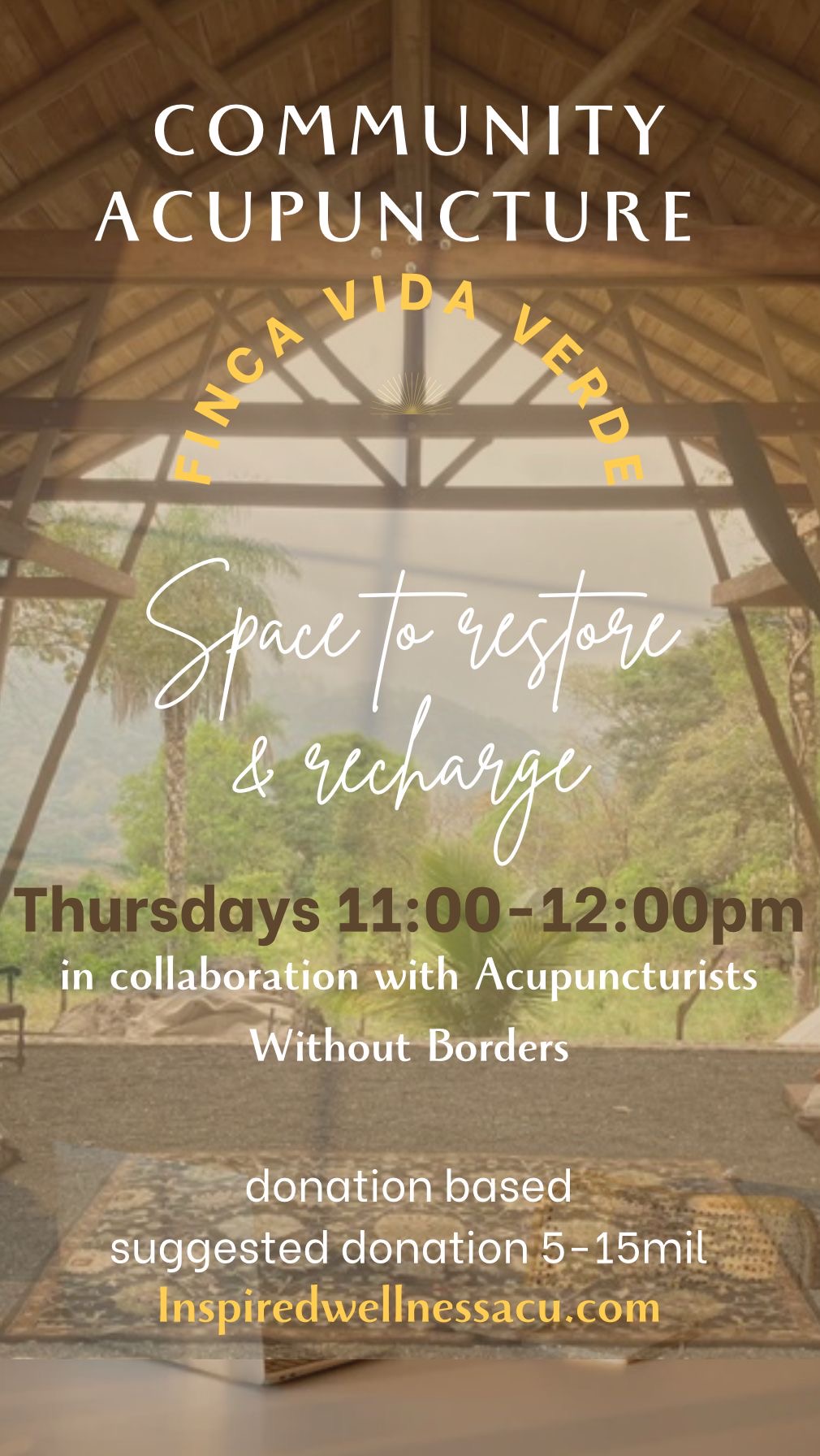 Community Supported Acupuncture on the Earth Stage