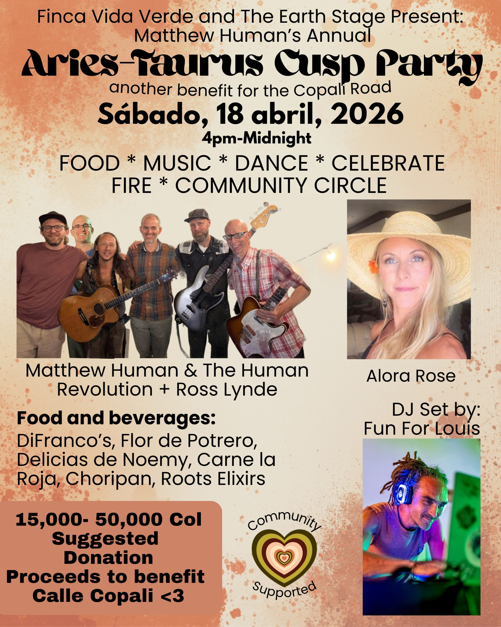 Matthew Human’s Annual Aries-Taurus Cusp Party Benefit Party