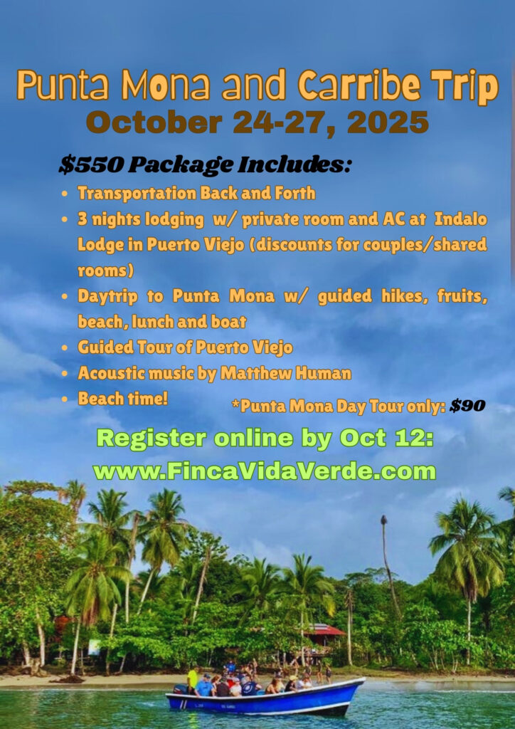 Join Us For a Farewell Trip to Punta Mona!