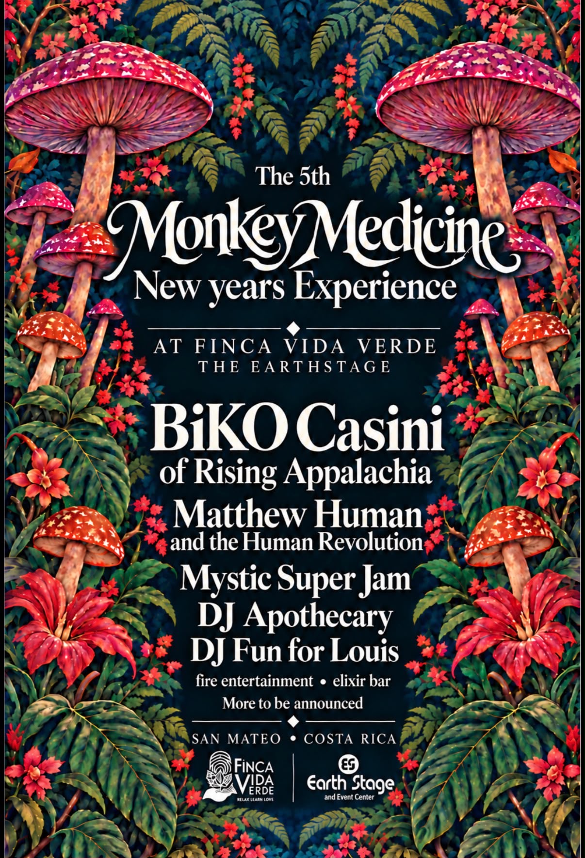 5’th Monkey Medicine New Years Experience